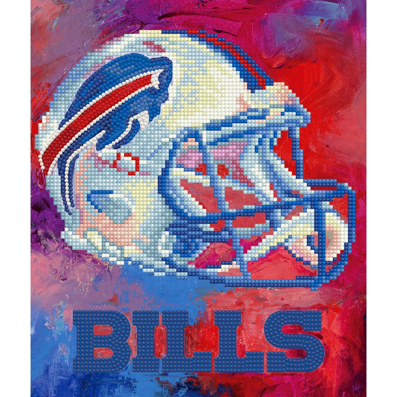 NFL BUFFALO BILLS DIAMOND ART CRAFT KIT Michaels nfl-buffalo-bills-diamond-art-craft-kit-michaels